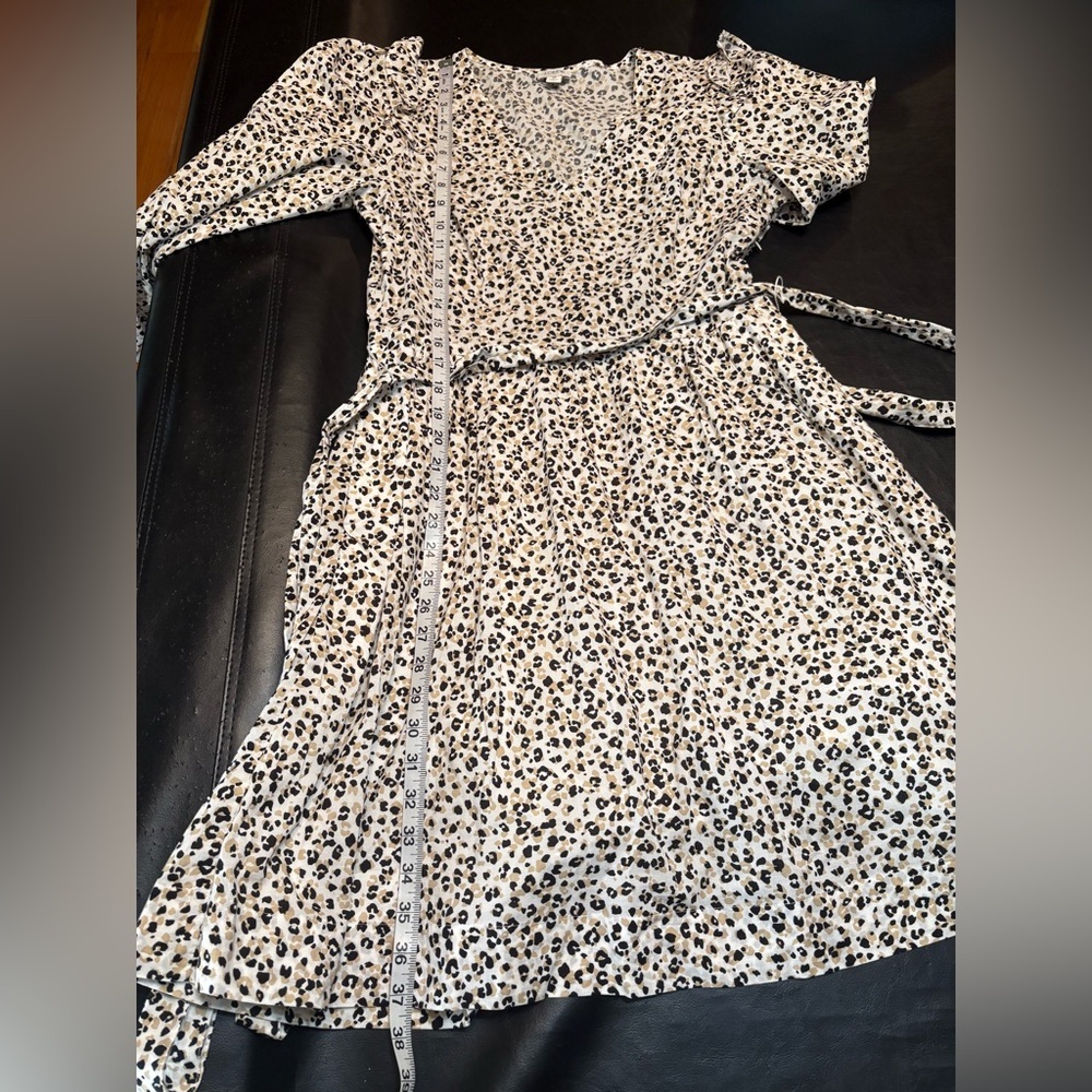 J. Crew Lep Long Sleeve Dress w/ Decorative Sleeves, Pockets, Side zipper & Belt - Picture 15 of 16